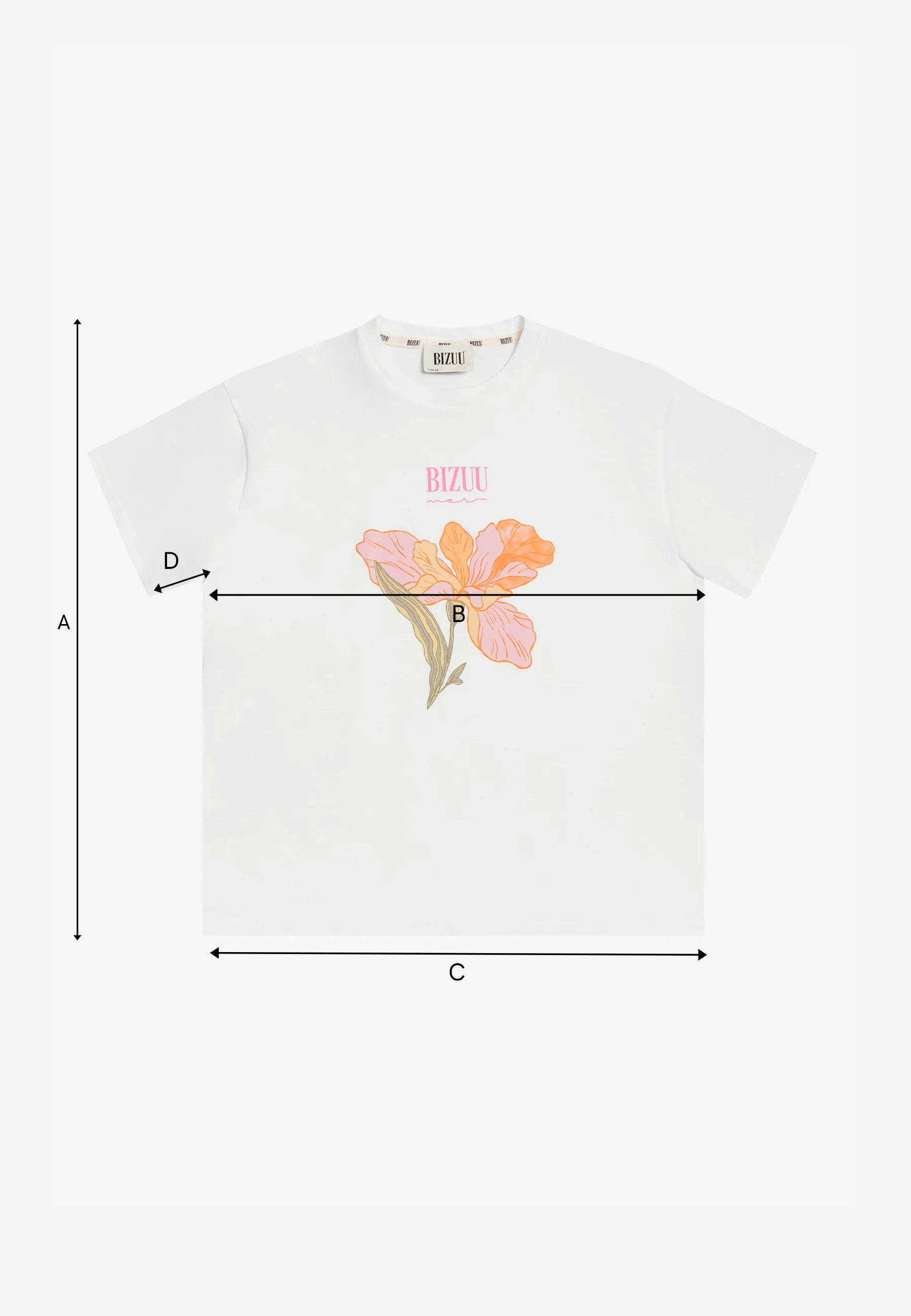 Bawełniany t-shirt z autorskim nadrukiem TISHAL kremowy - Image 8