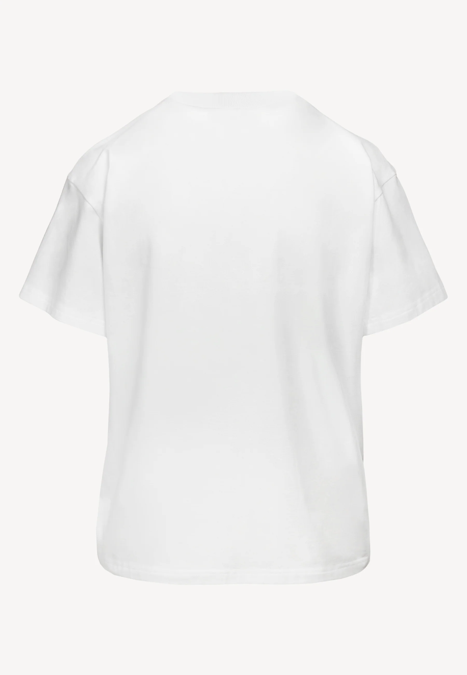 Biały T-shirt oversize TISHAL - Image 4