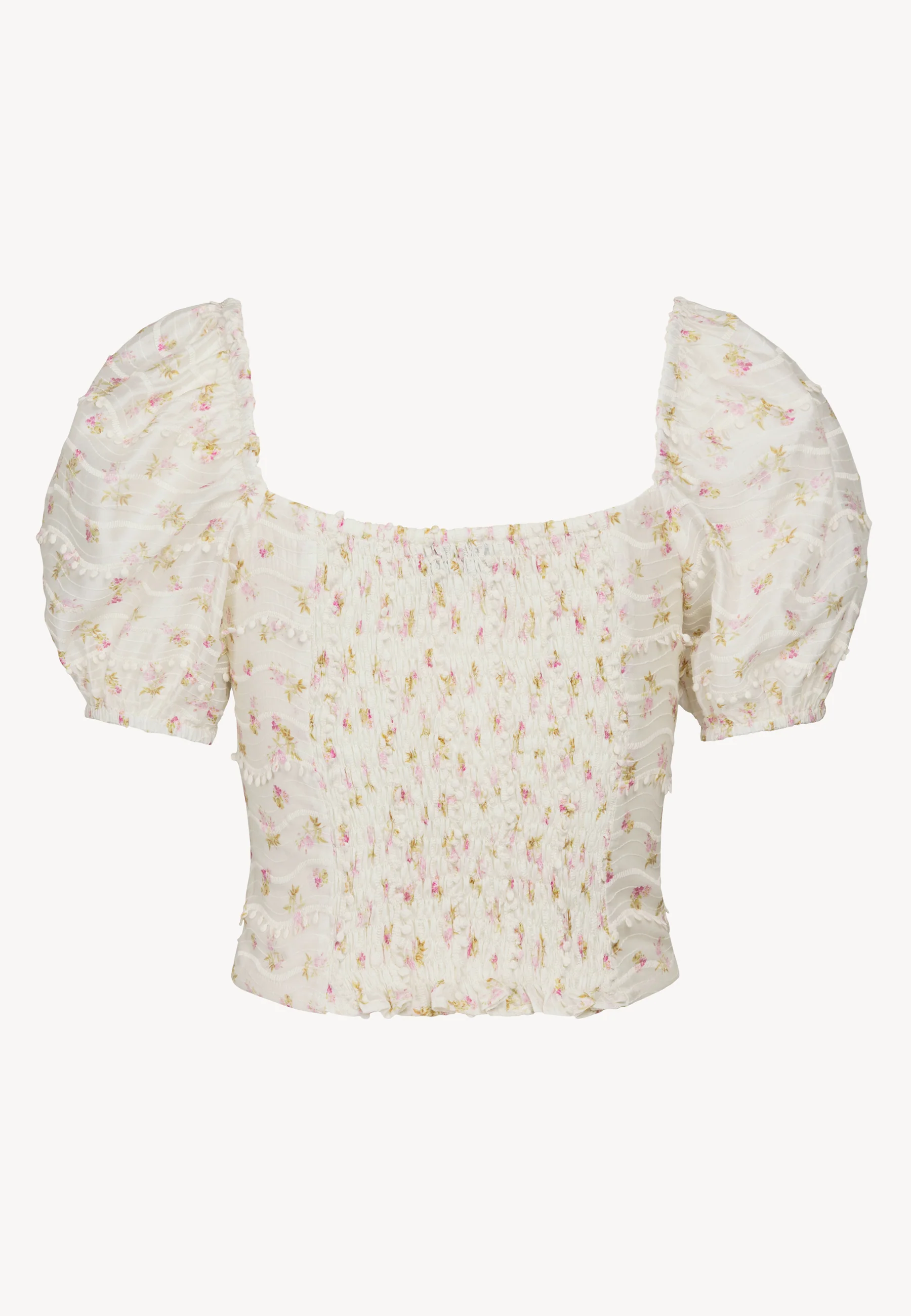 Boho bluzka w kwiatowy print VANNES - Image 4