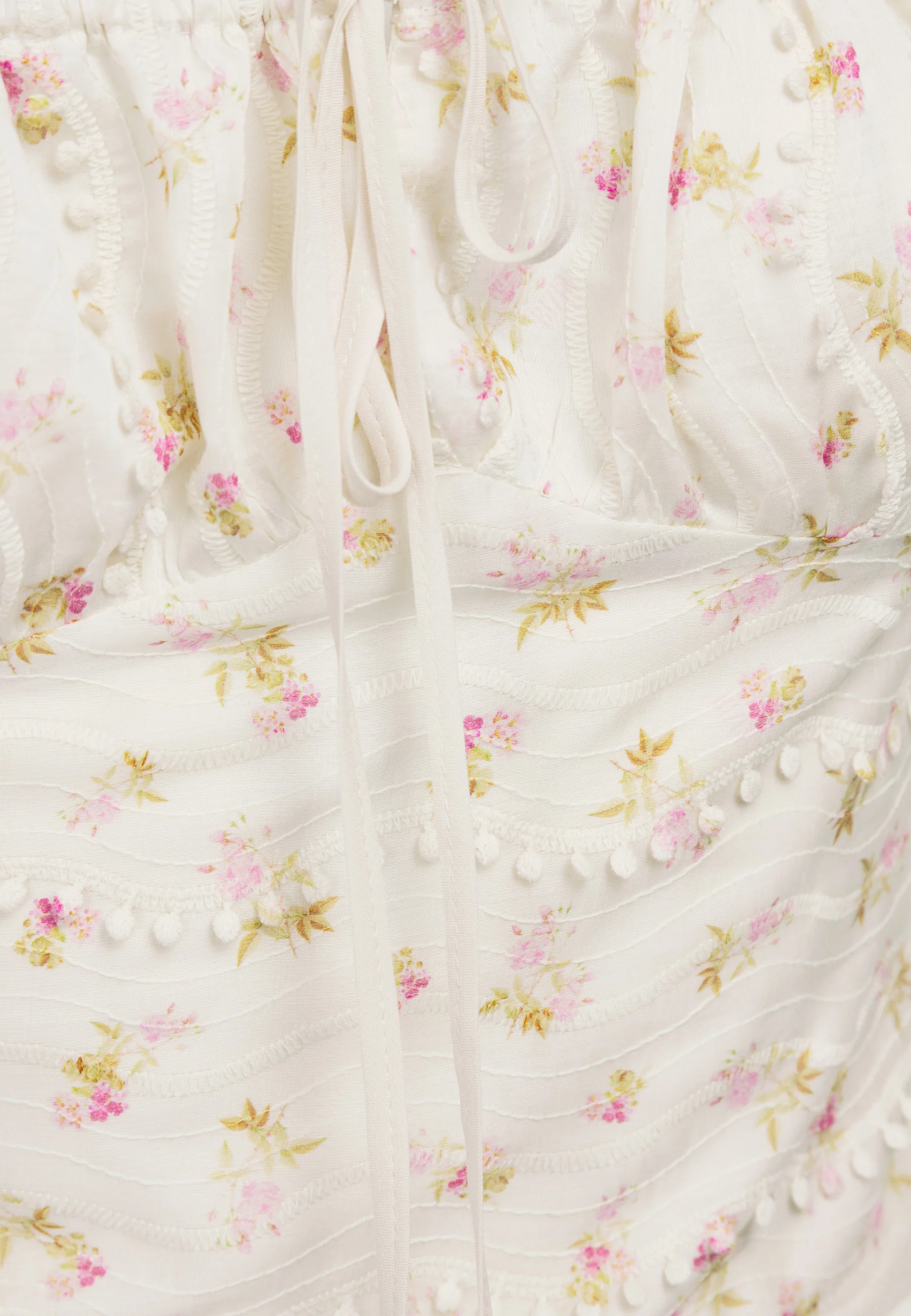 Boho bluzka w kwiatowy print VANNES - Image 5