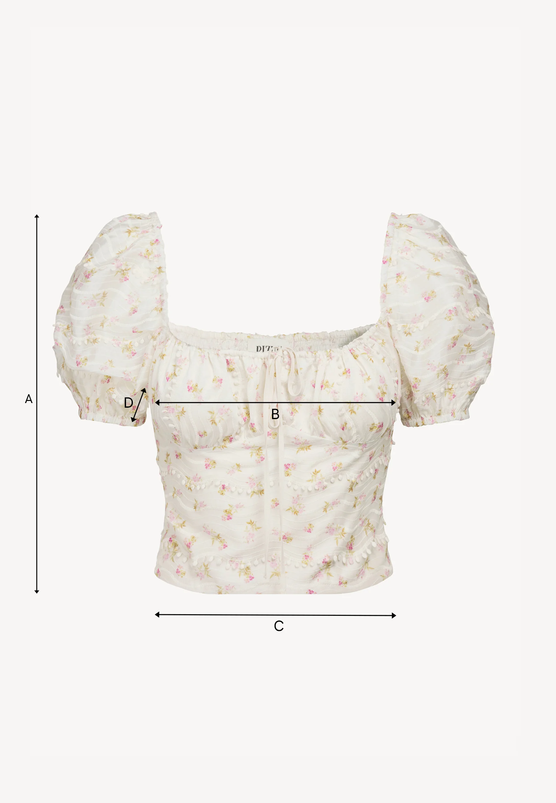 Boho bluzka w kwiatowy print VANNES - Image 8
