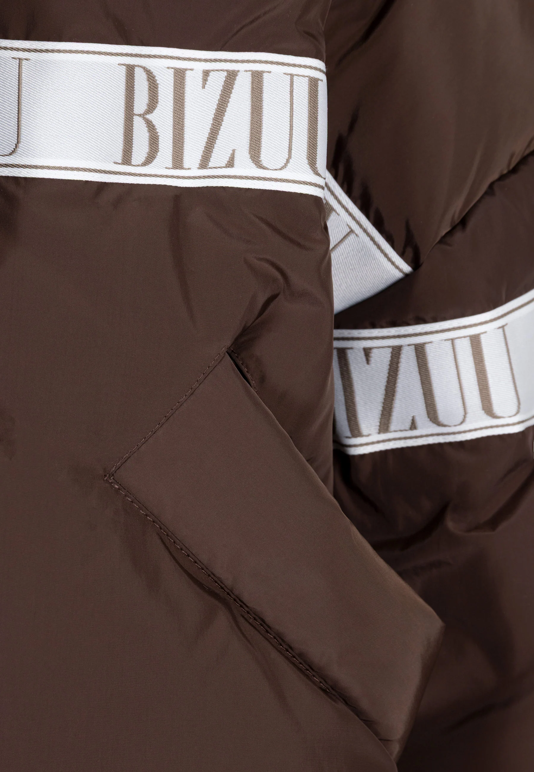 Brązowa kurtka puchowa oversize TOKYO - Image 7