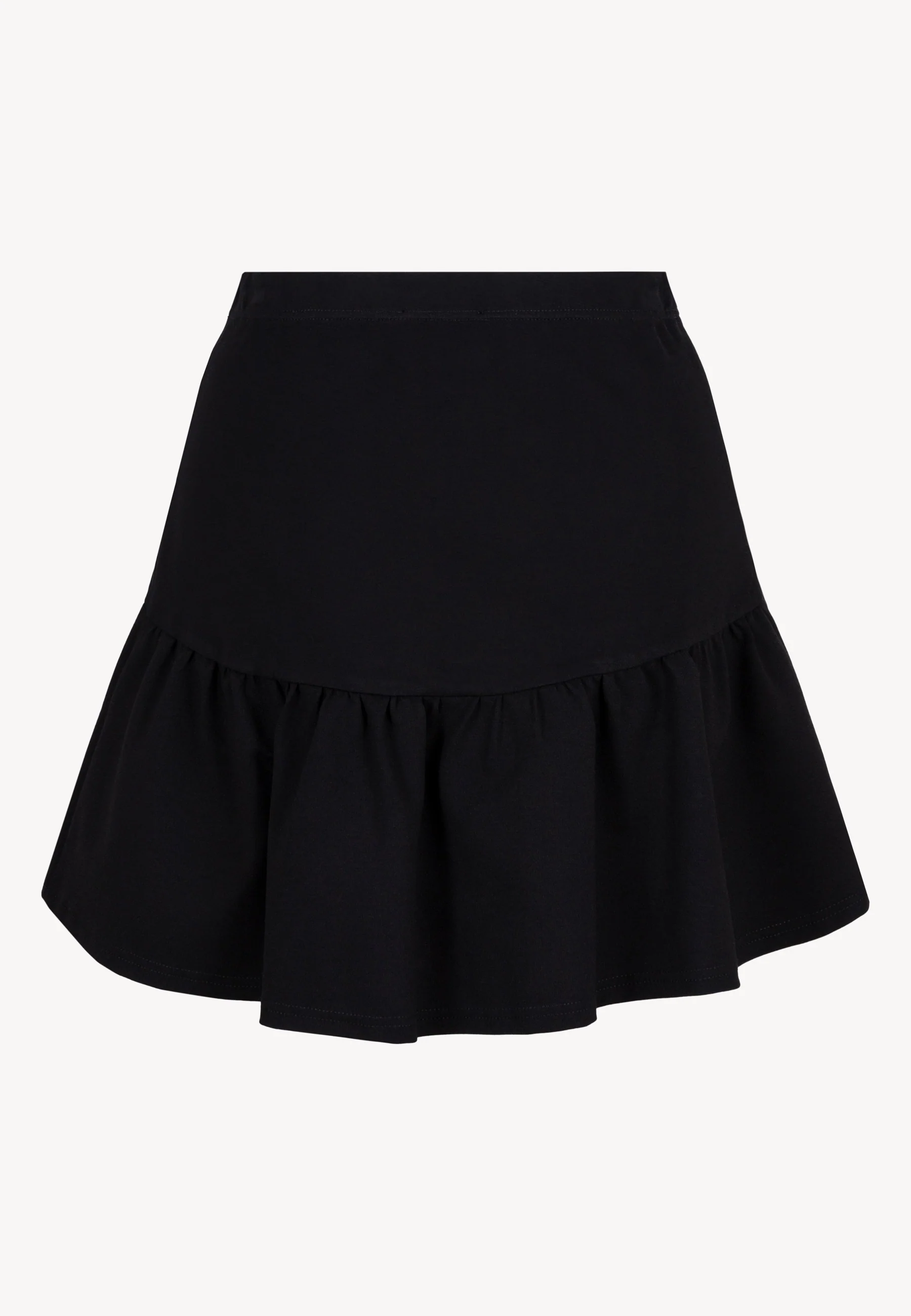 Czarna mini spódnica z dzianiny TULIAN - Image 4