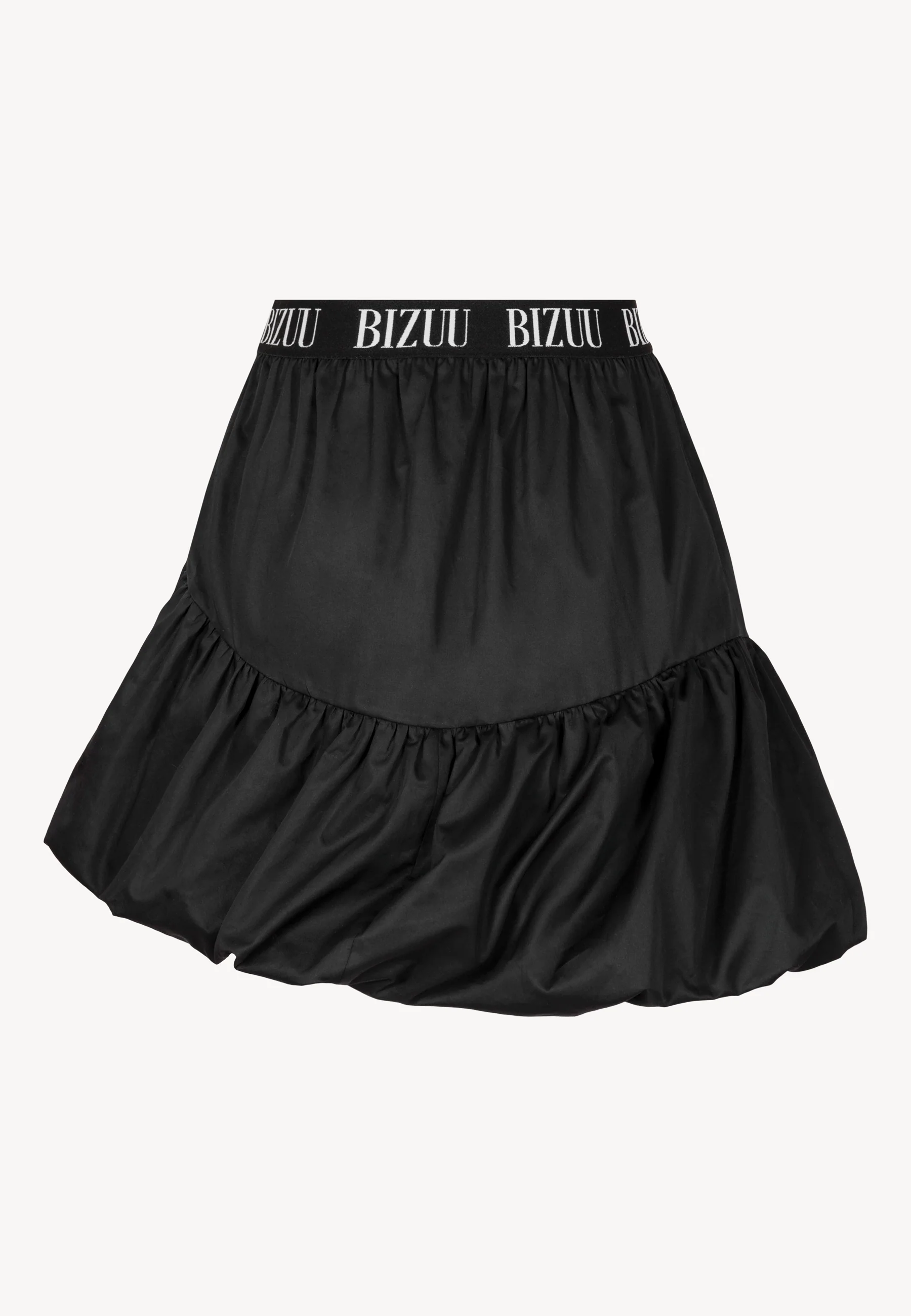 Czarna spódnica mini z logowaną gumą LILIBET - Image 5