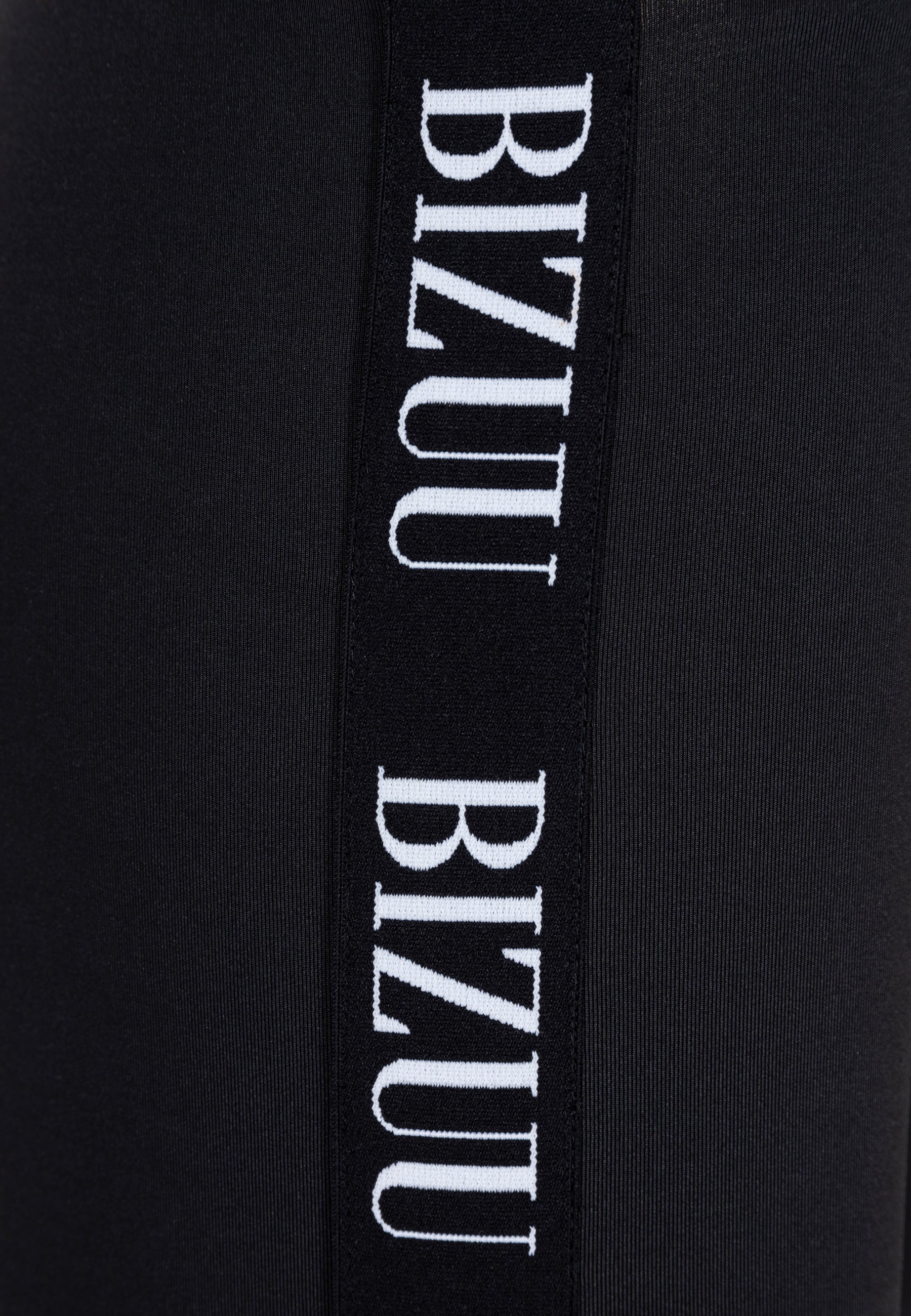 Czarne legginsy z szerokimi nogawkami KENDALL - Image 5