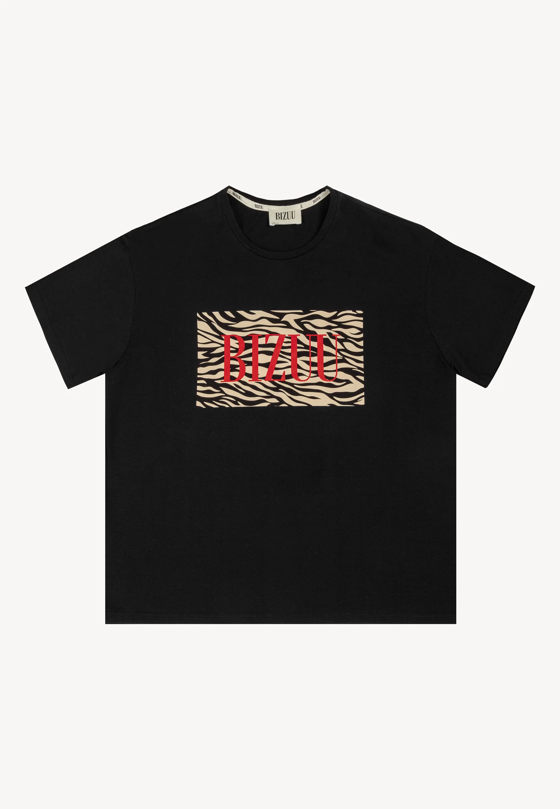 Czarny T-shirt oversize RALZA - Image 3