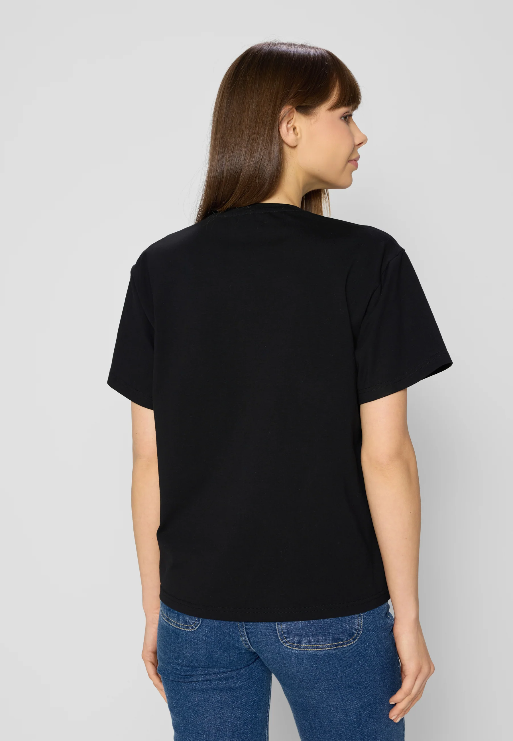 Czarny T-shirt oversize RALZA - Image 8