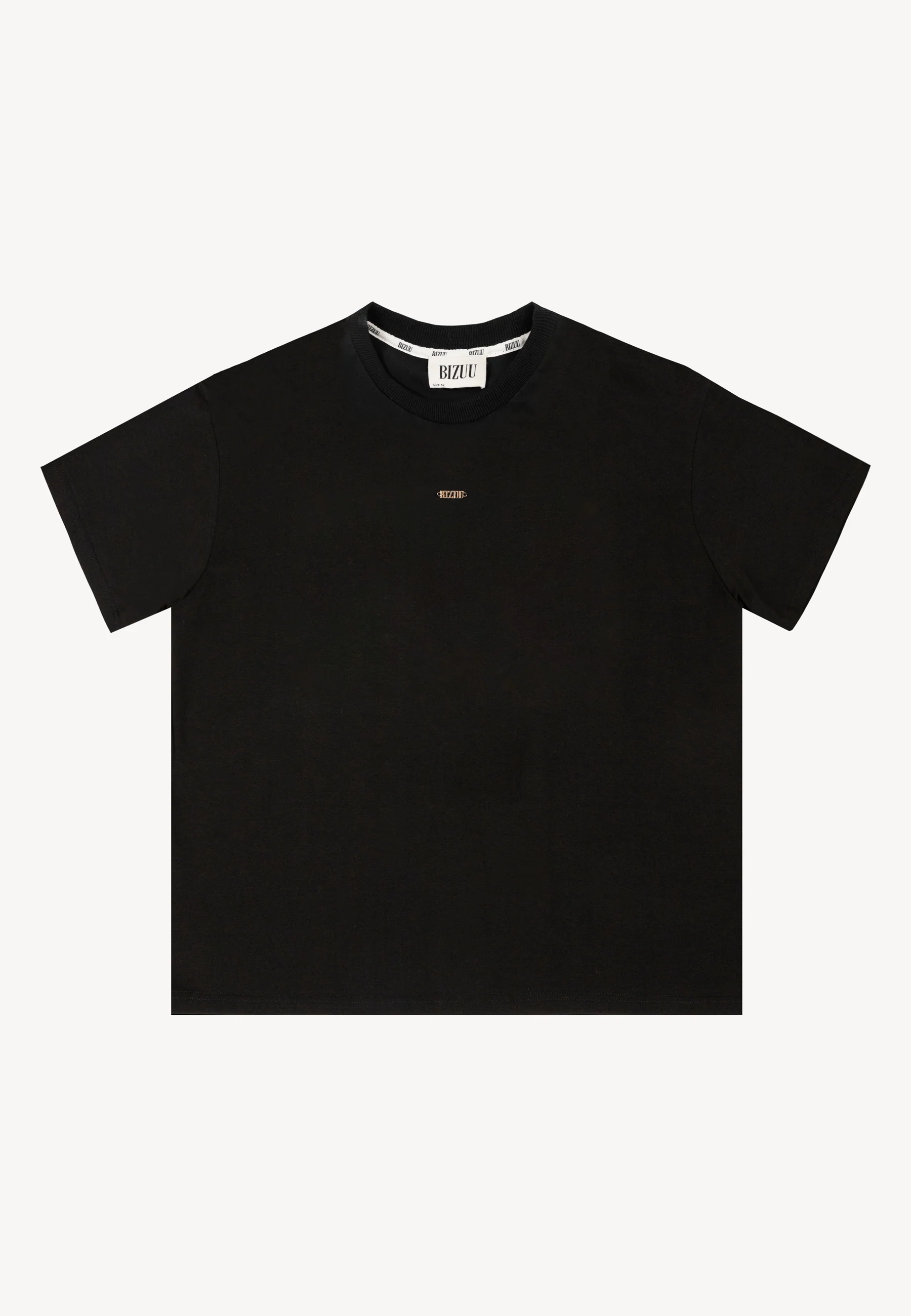 Czarny T-shirt oversize TISHAL - Image 3