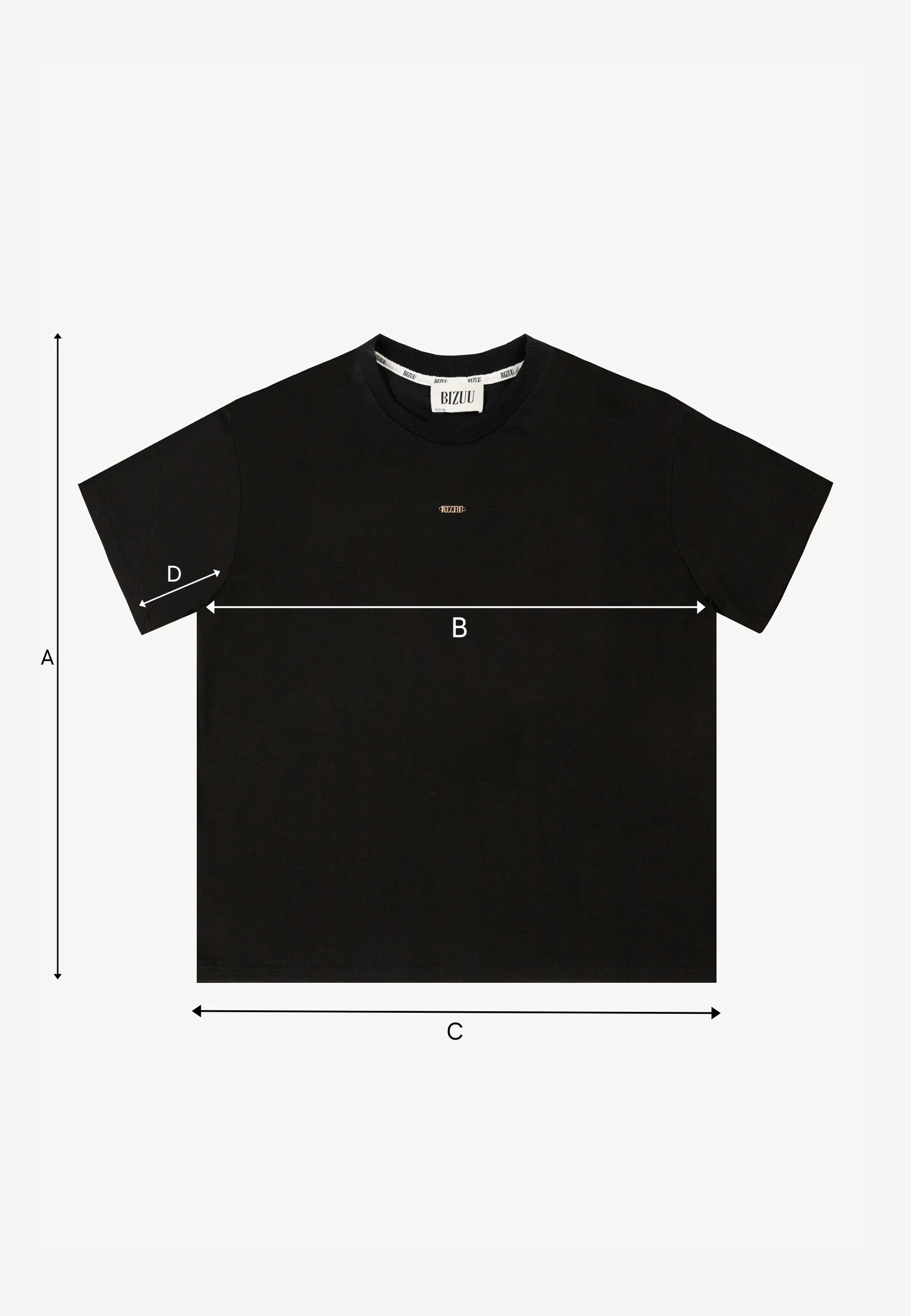Czarny T-shirt oversize TISHAL - Image 7