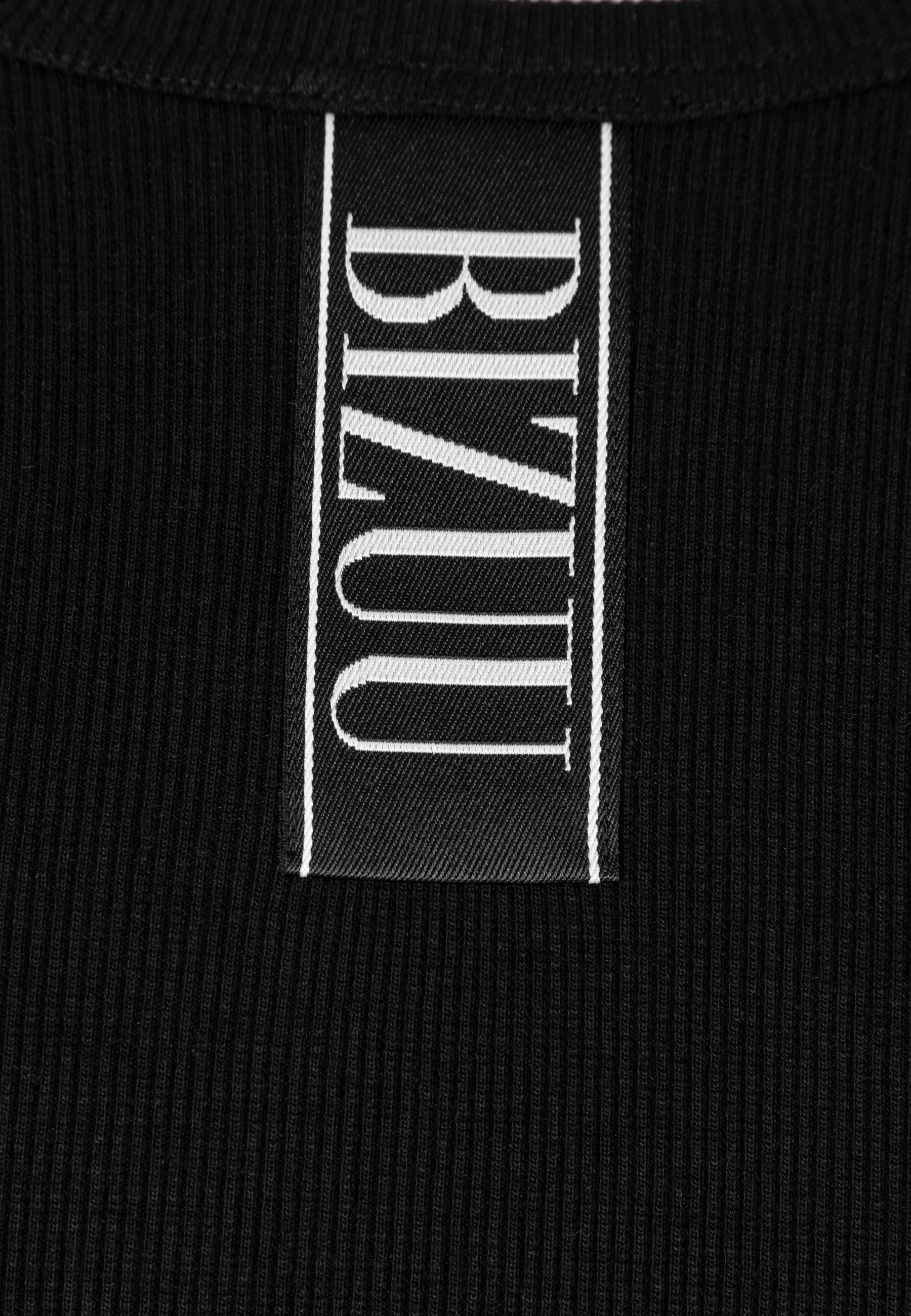 Czarny top z logo bizuu ALEXIN - Image 5