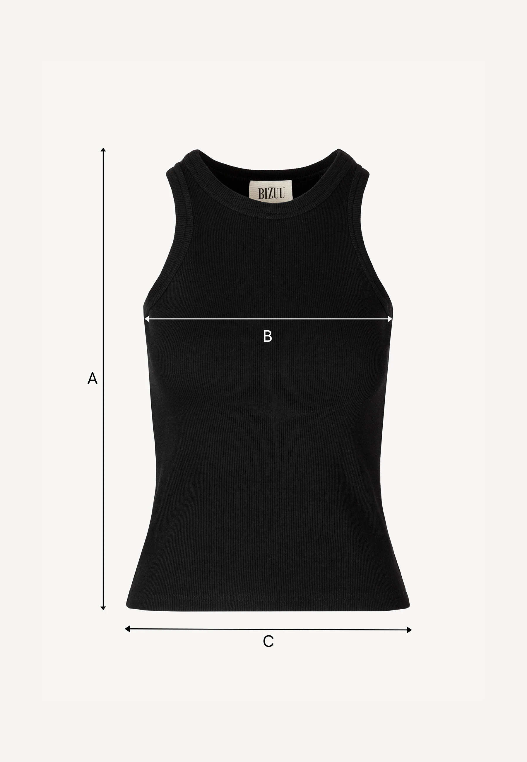 Czarny top z logo bizuu ALEXIN - Image 7
