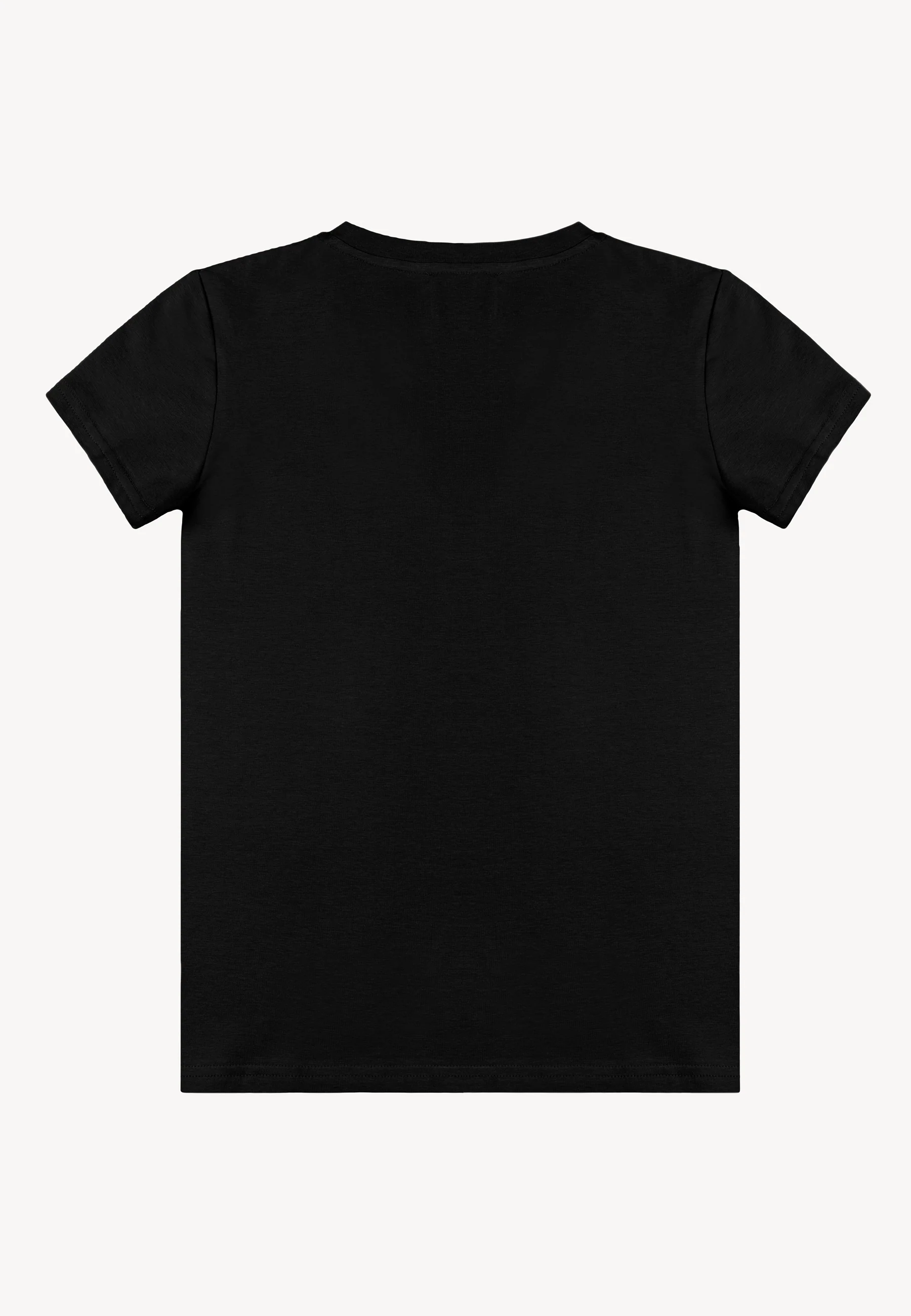 Klasyczny t-shirt czarny FOKIA - Image 4