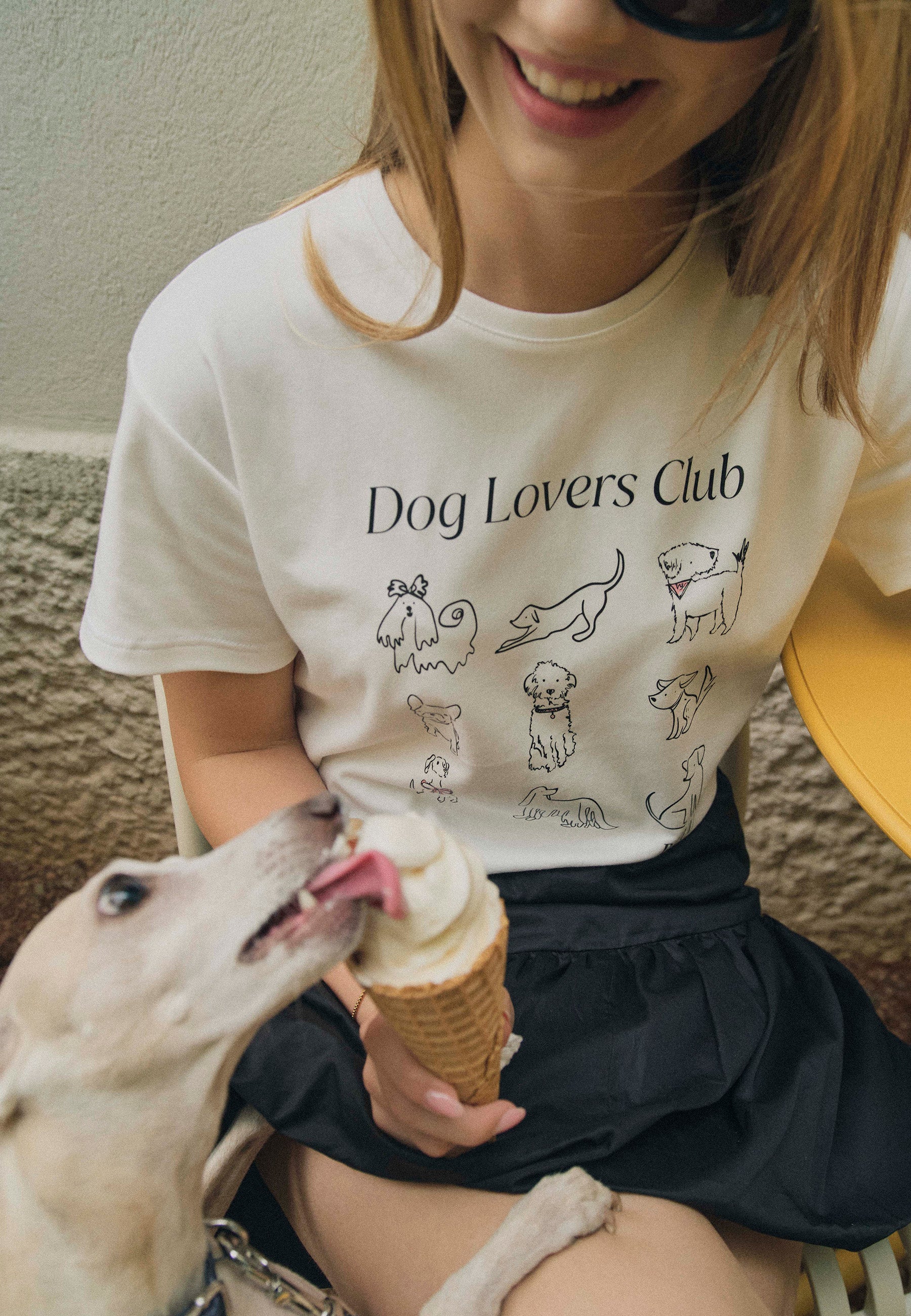 Kremowy T-shirt Dog Lovers Club TISHAG - Image 6