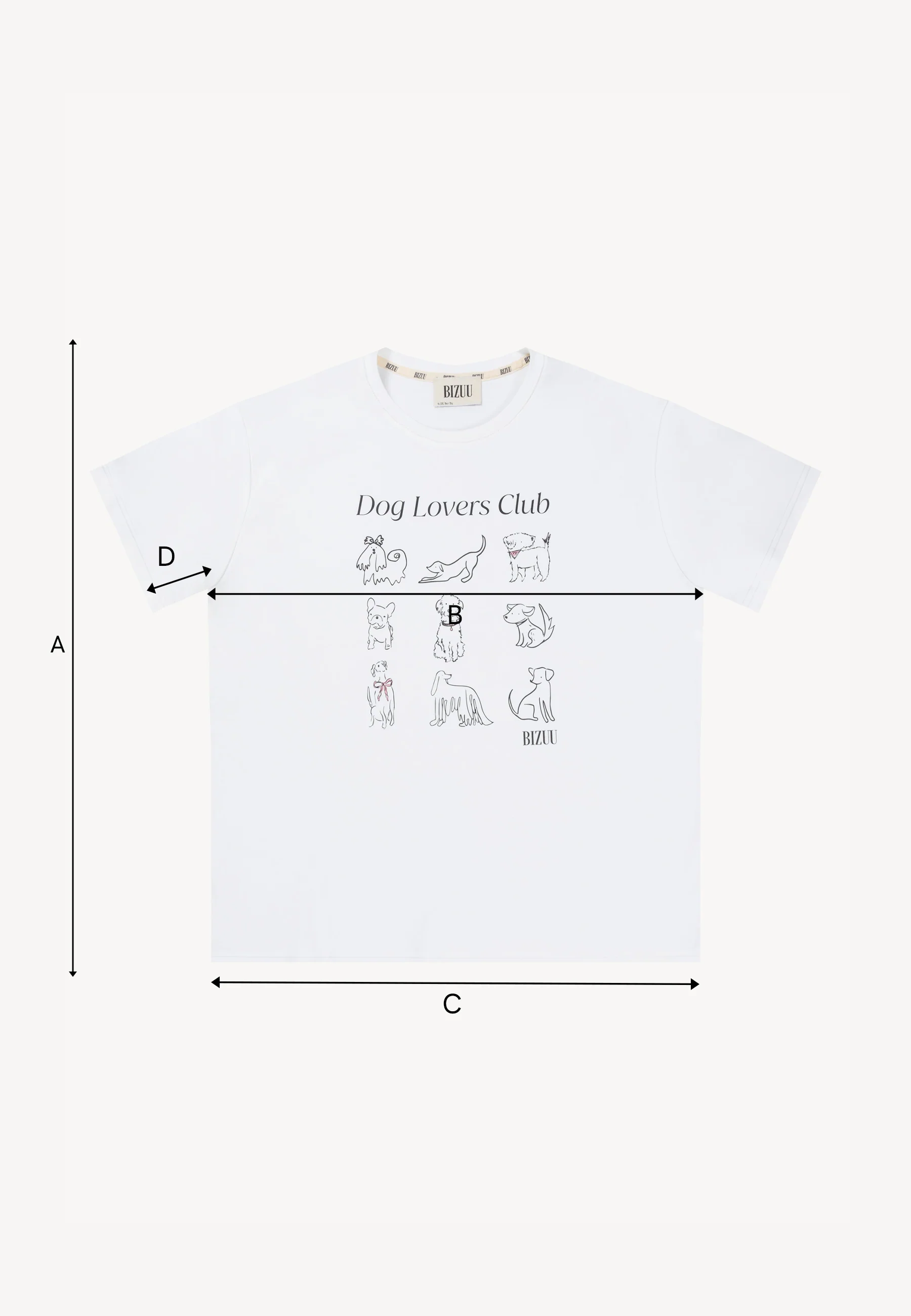Kremowy T-shirt Dog Lovers Club TISHAG - Image 7