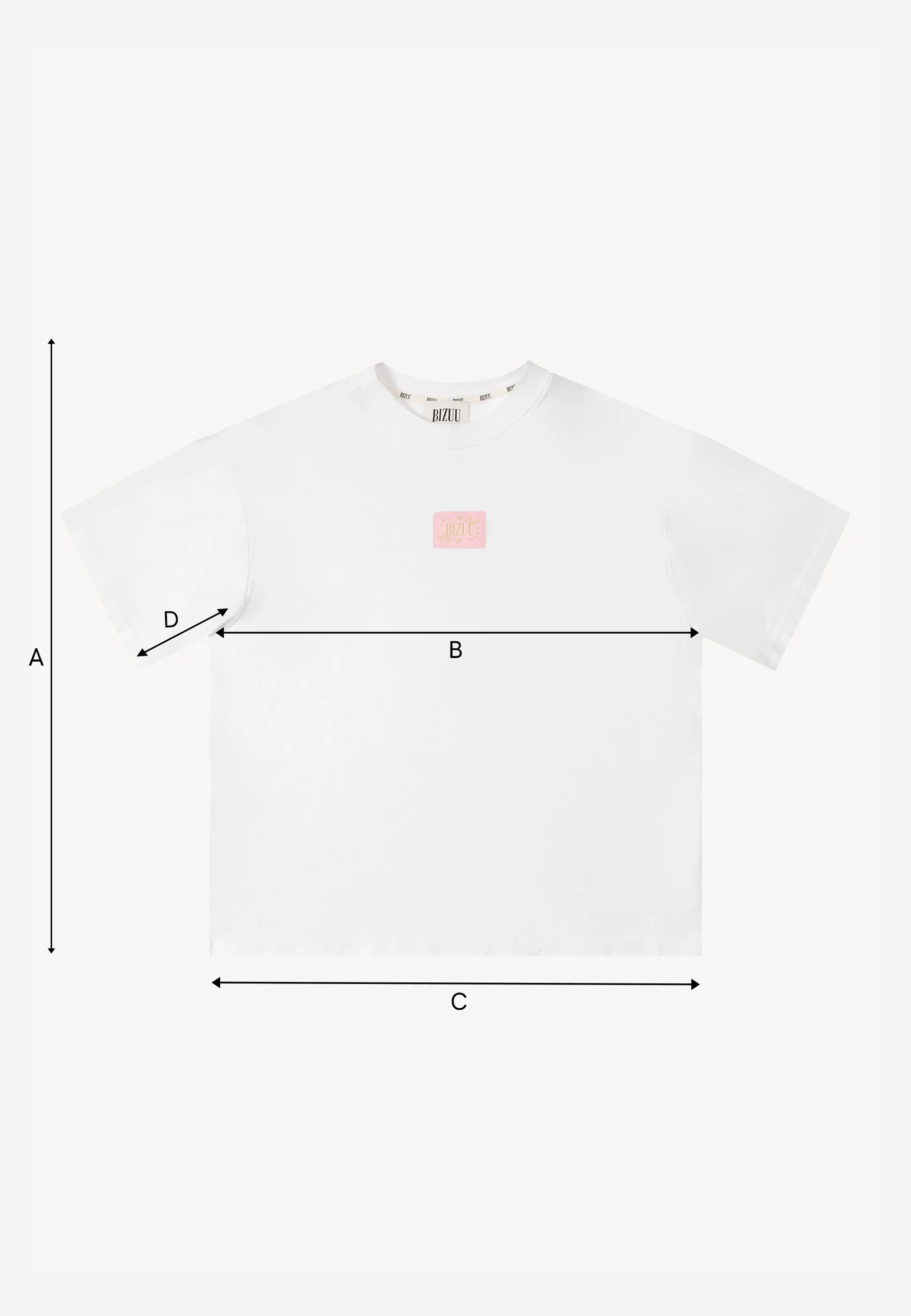 Kremowy T-shirt oversize z logo PARADISO - Image 7