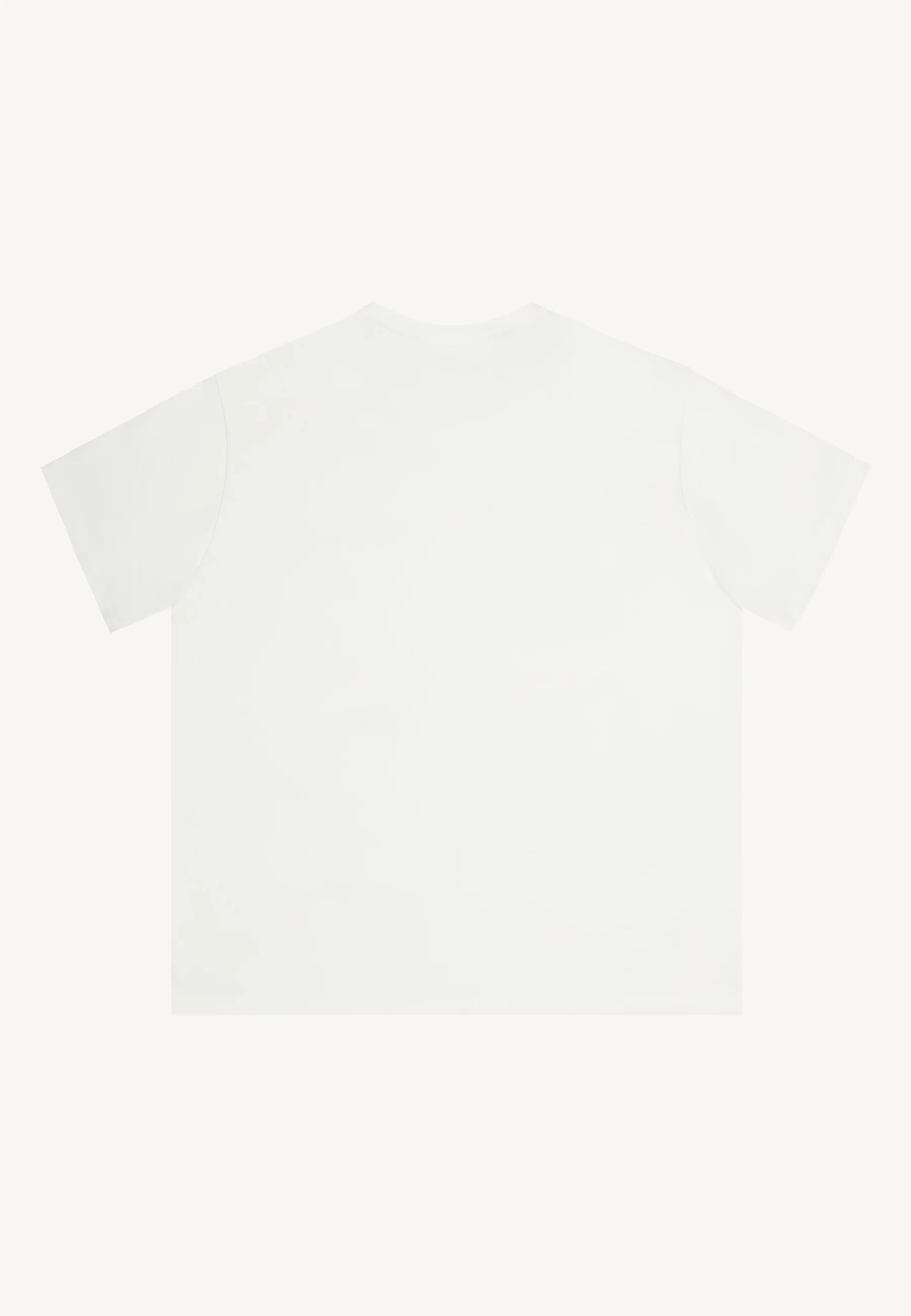 Kremowy T-shirt oversize z nadrukiem RALZA - Image 5