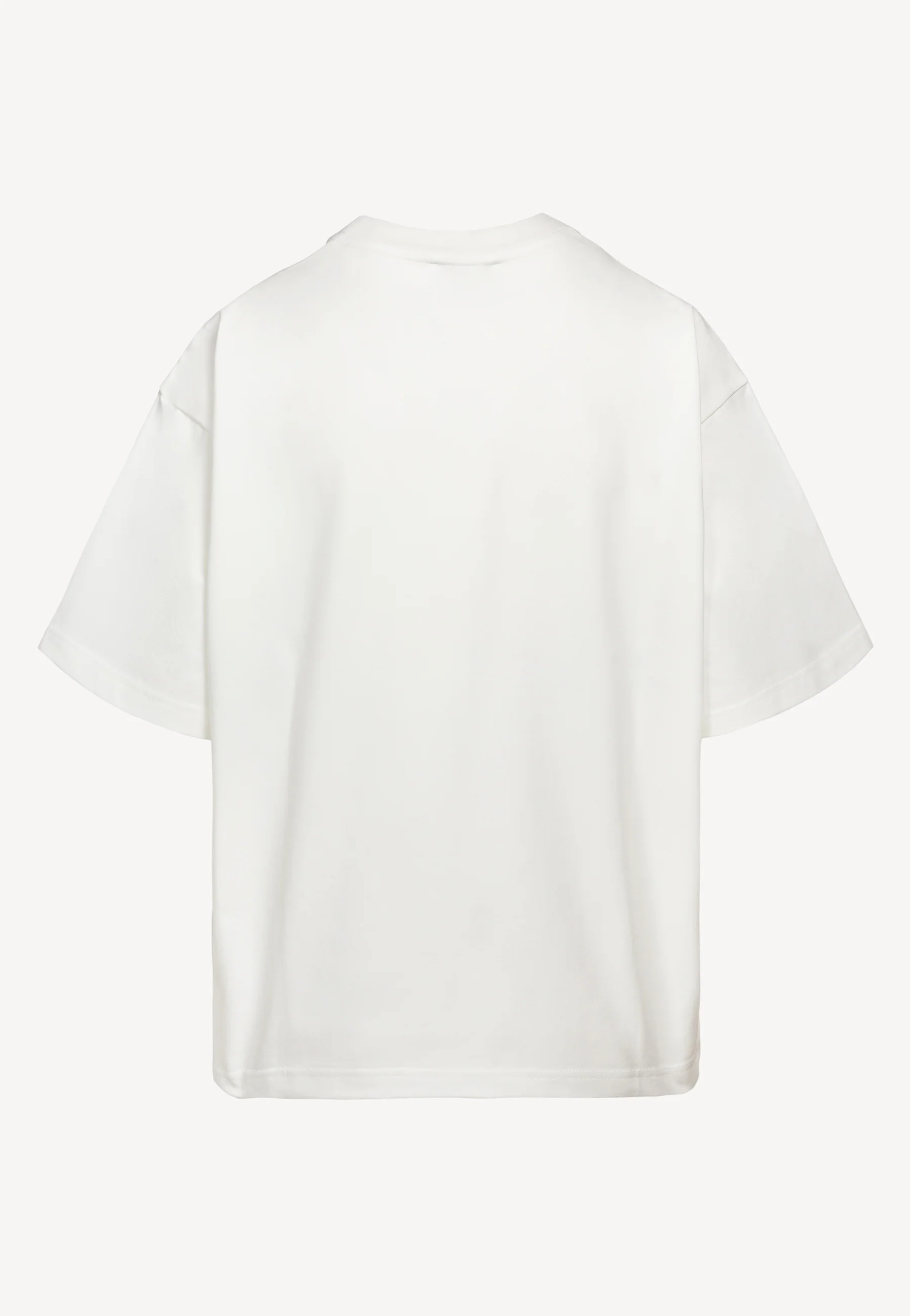Kremowy T-shirt z autorską grafiką FANYA - Image 4