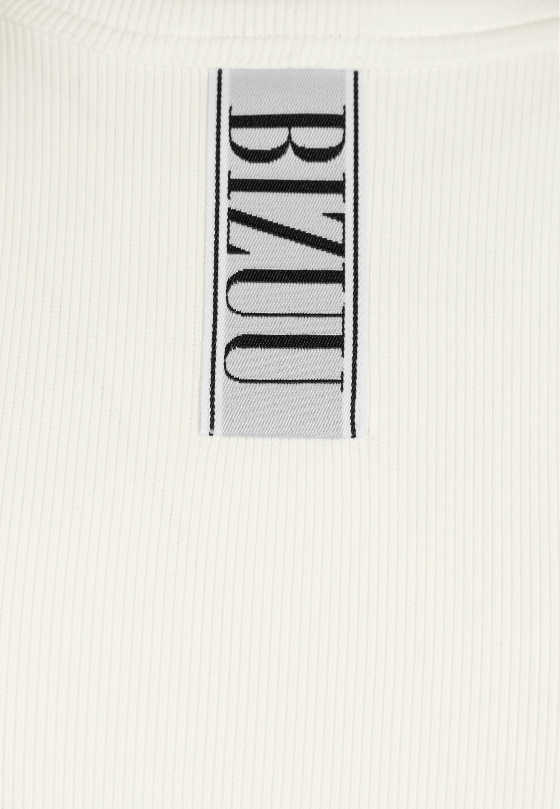 Kremowy top z logo bizuu ALEXIN - Image 5
