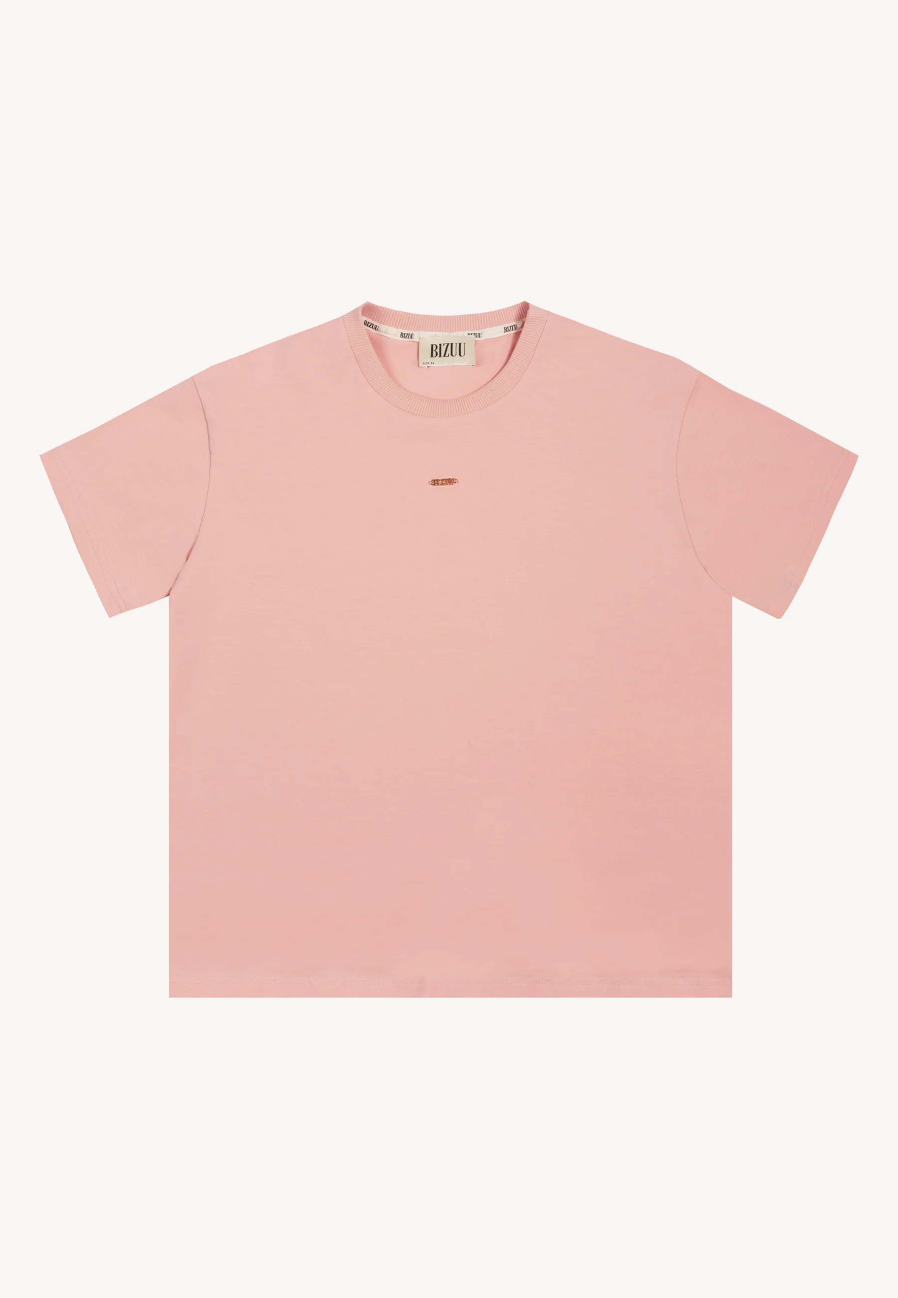 Łososiowy T-shirt oversize TISHAL - Image 3