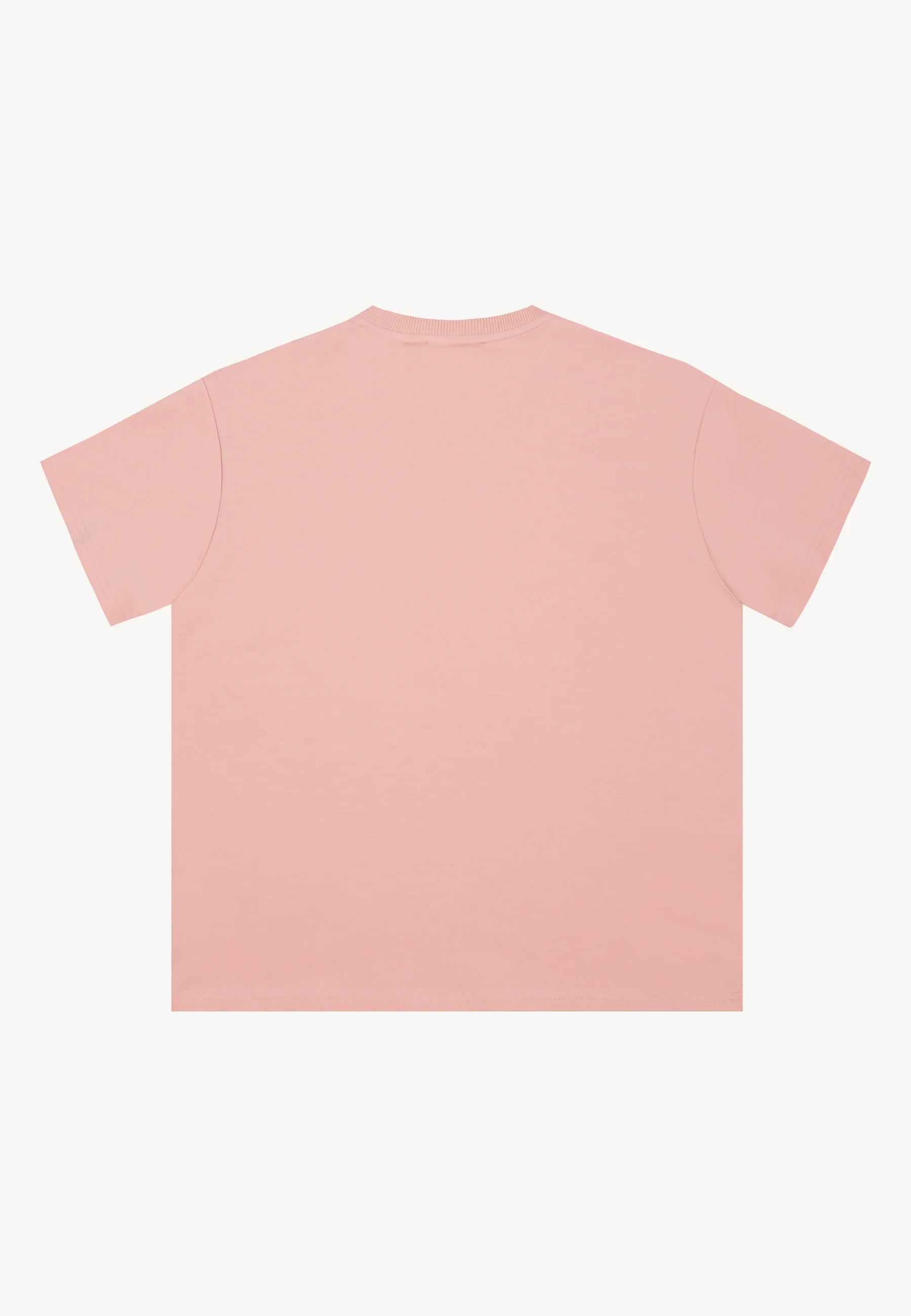 Łososiowy T-shirt oversize TISHAL - Image 4
