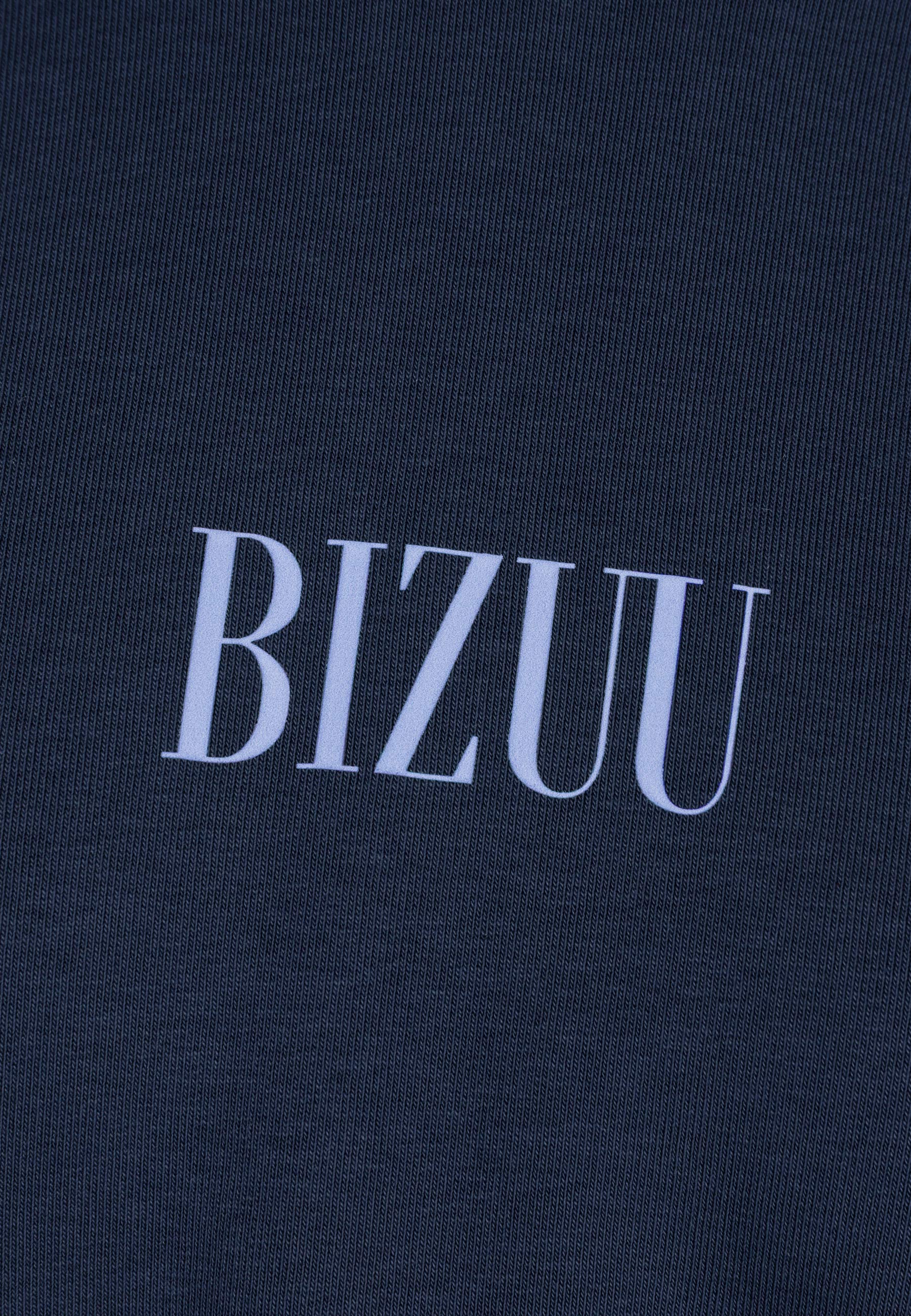 Niebieska bluza z kapturem z logo SAY - Image 5