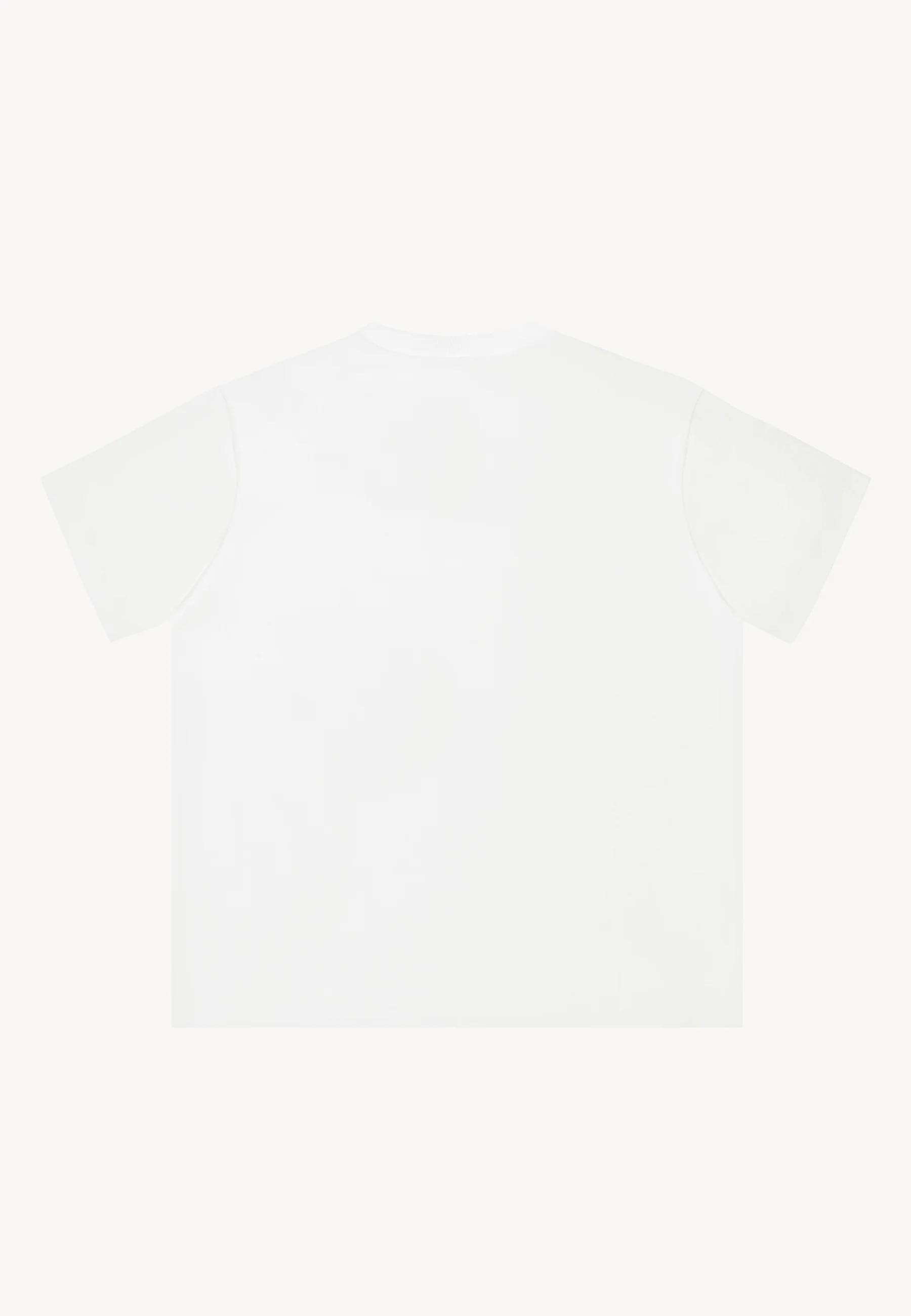 Oversizowy T-shirt z logowaną kokardką TISHALLE kremowy - Image 4