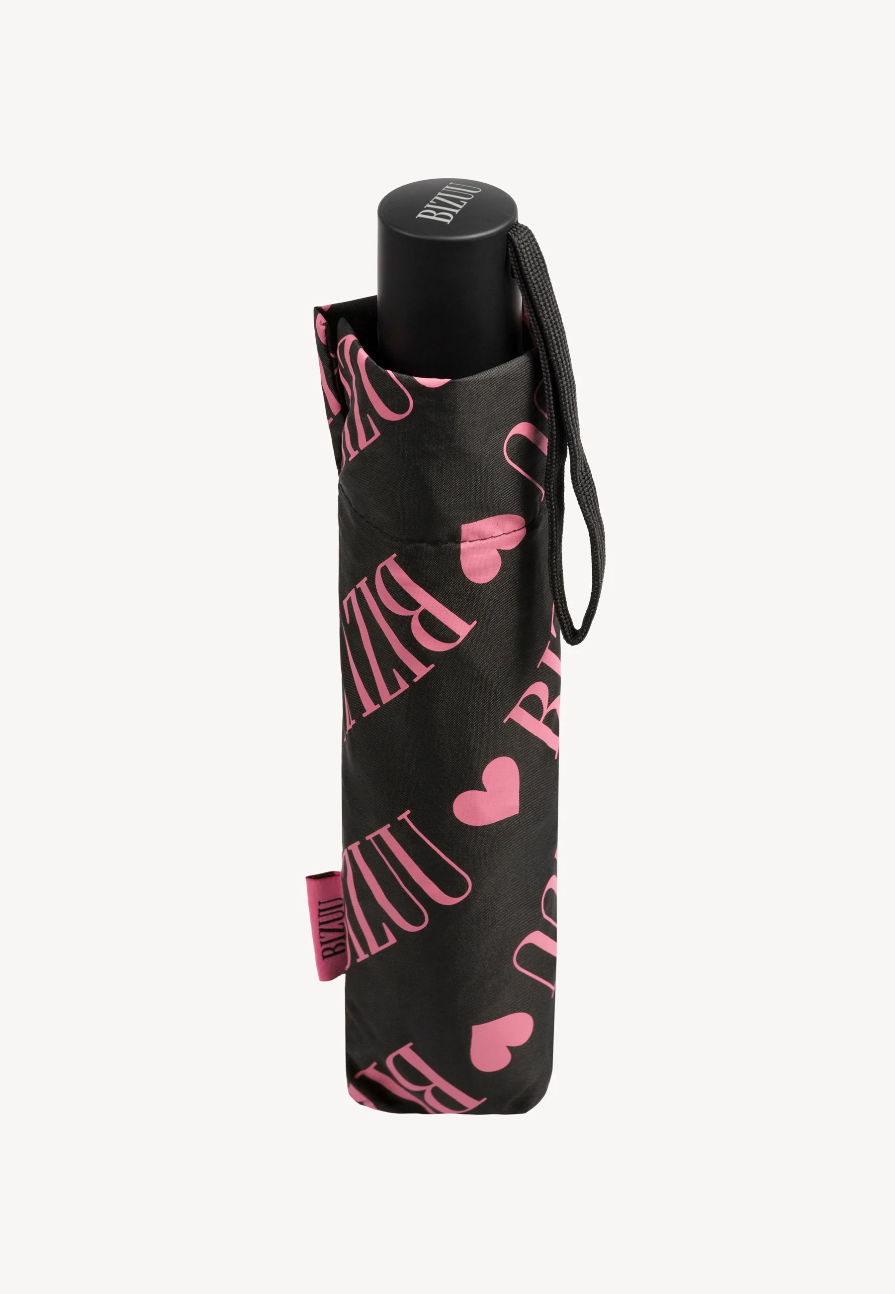 Parasol w autorski print z logo LONDYN czarny - Image 3
