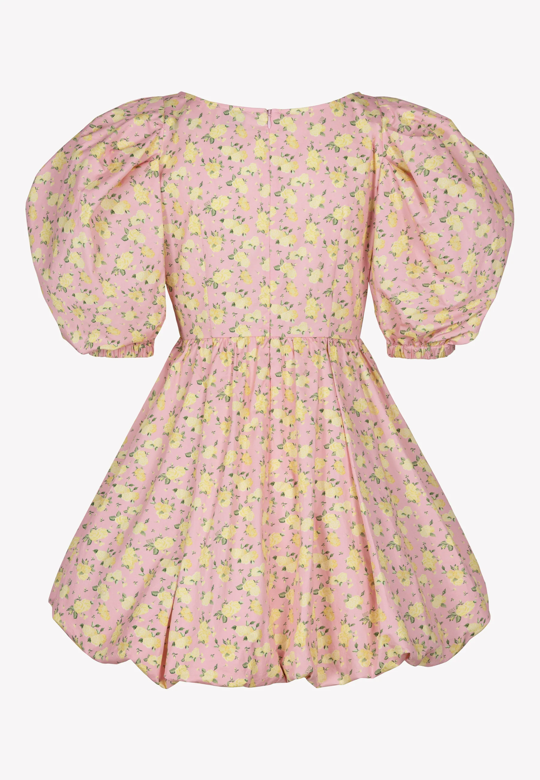 Różowa sukienka mini w kwiatowy print MOSY - Image 4