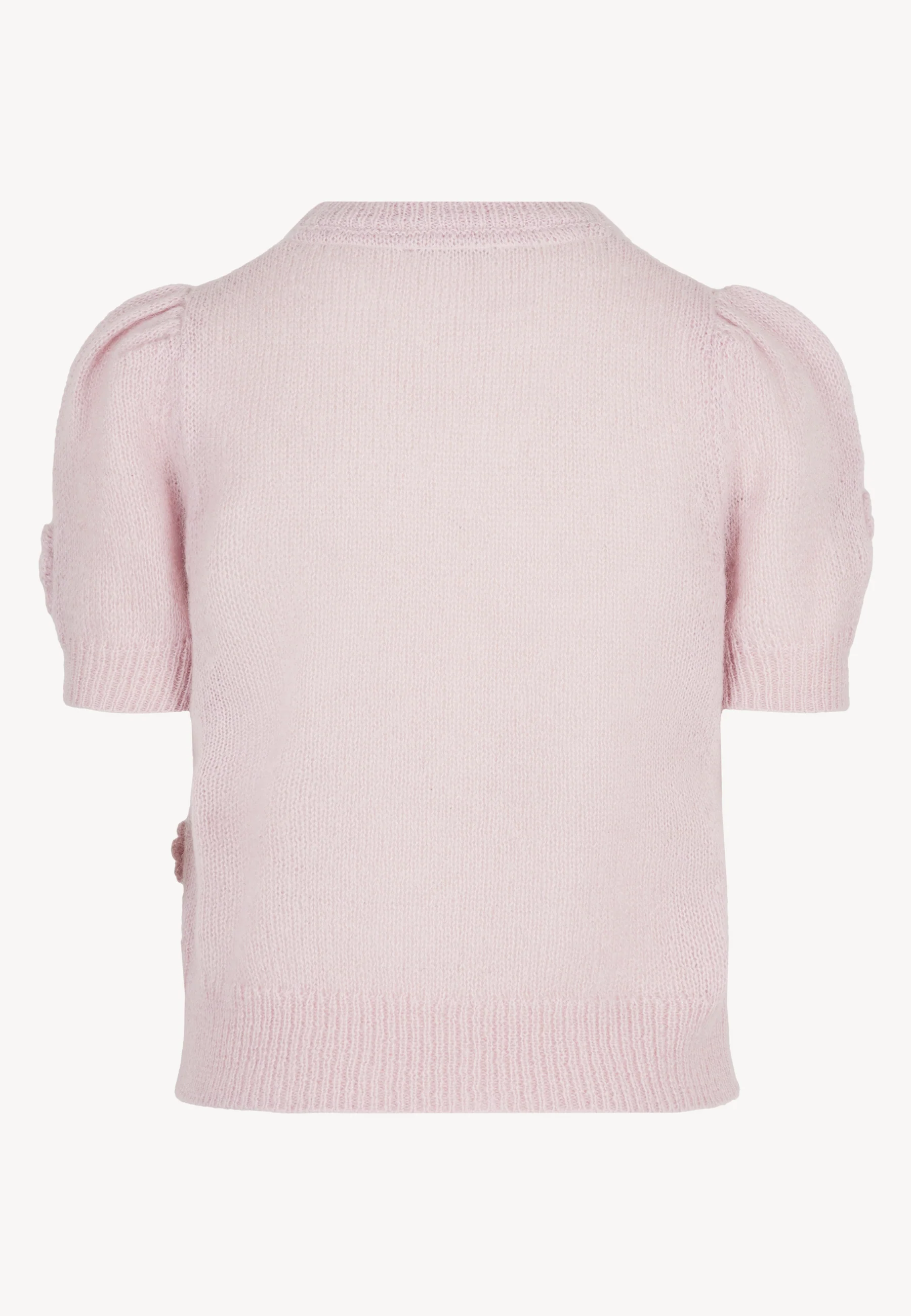 Różowy sweter z kwiatowymi elementami ADRIS - Image 4