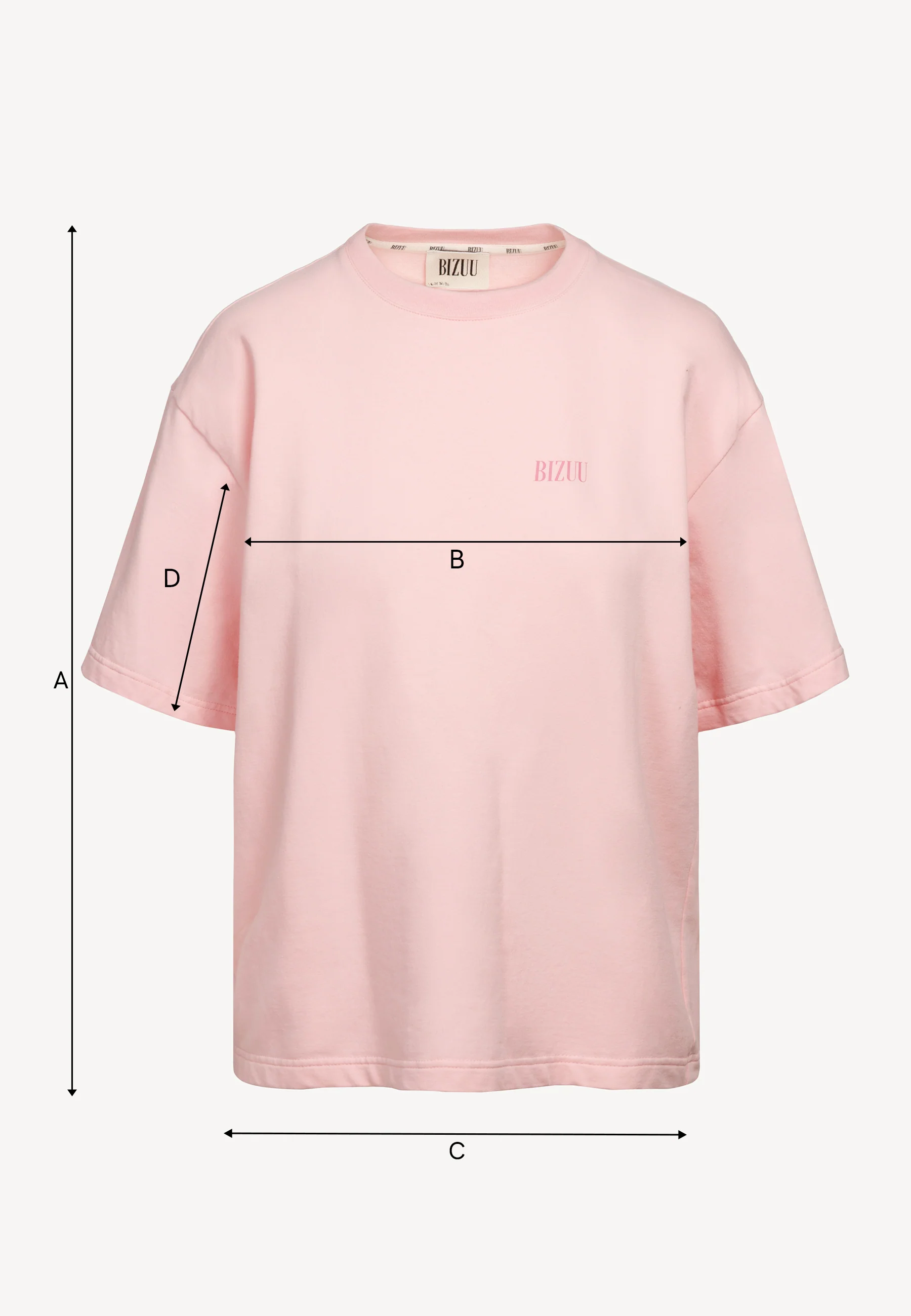 Różowy T-shirt oversize CLOUD - Image 7