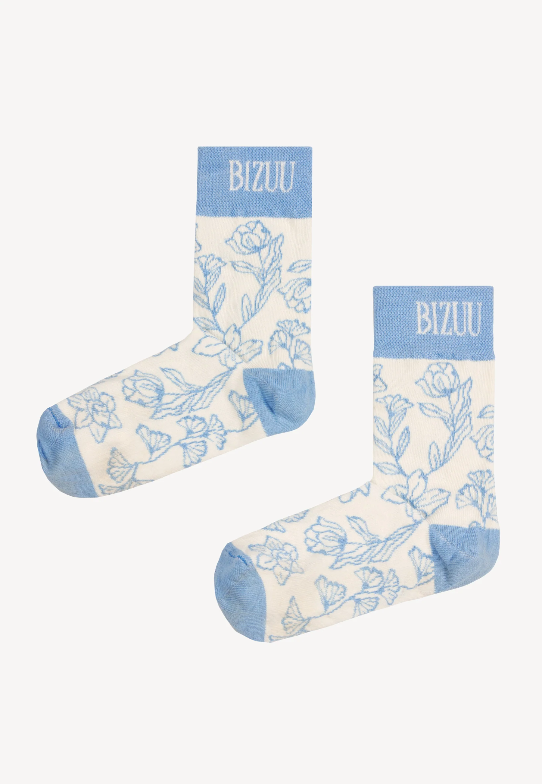 Skarpetki w autorski print SERAFIL błękitne - Image 3