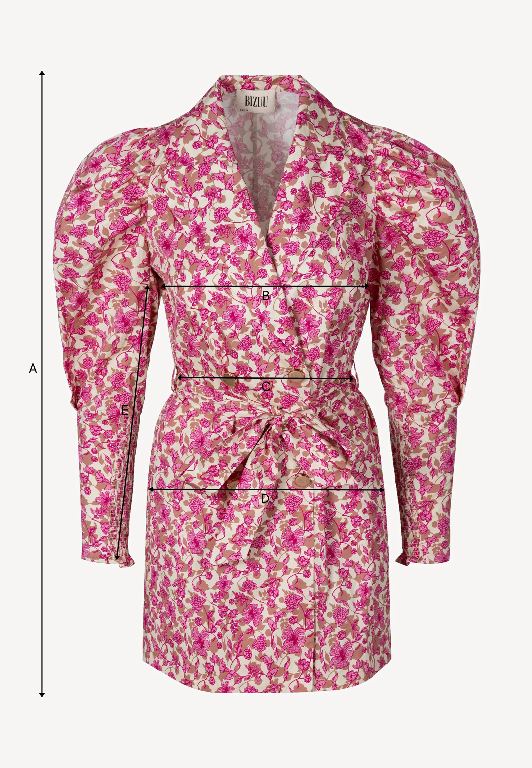 Sukienka mini w kwiatowy print GEORGINA - Image 9