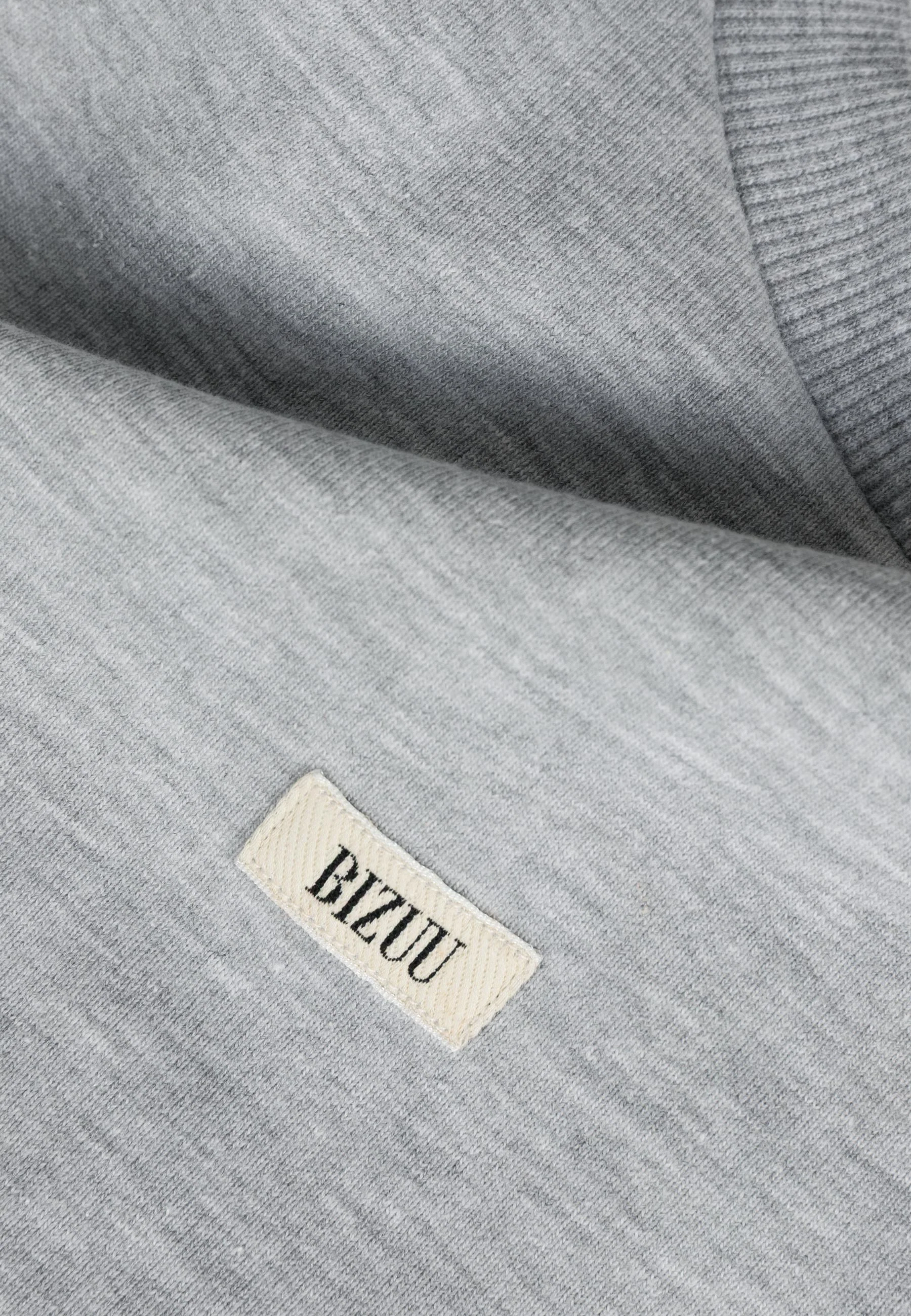 Szara bluza z logowaną metką COLLY - Image 3